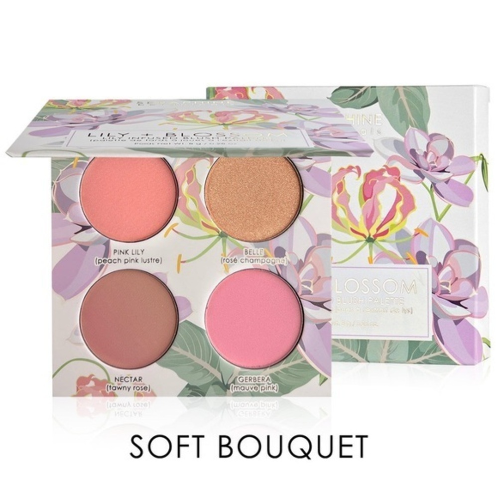 🆕 NWT Seraphine Botanicals Lily + Blossom - Lily Infused Blush Palette